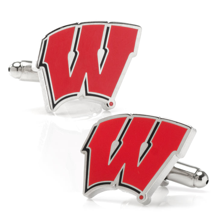 University of Wisconsin Badgers Cufflinks and Tie Bar Gift Set Image 6