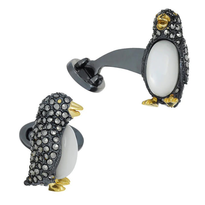 Gemstone Penguin Cufflinks Image 3