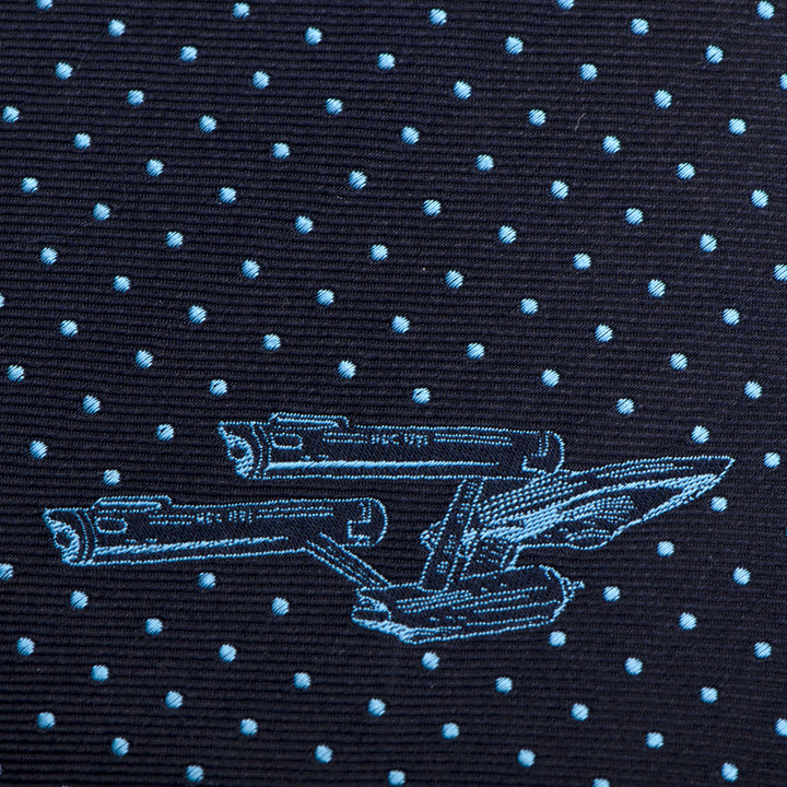 Enterprise Dot Blue Men's Tie Image 4
