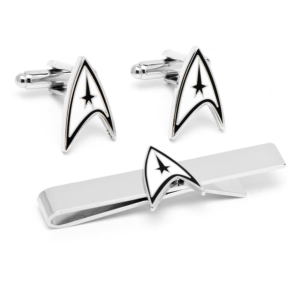 Star Trek Cufflinks Tie Bar Gift Set Image 1