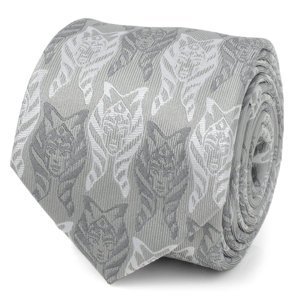 Ahsoka Grey Men's Tie Image 1