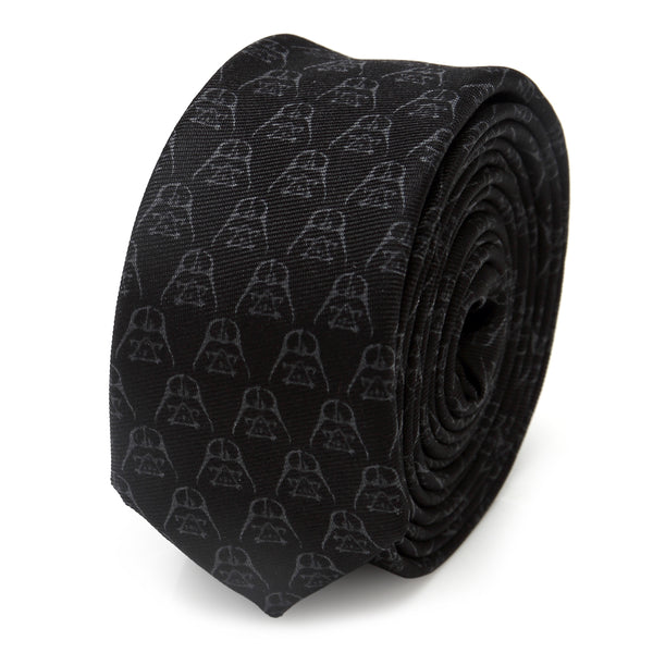 Darth Vader Black Men's Skinny Tie Image 1