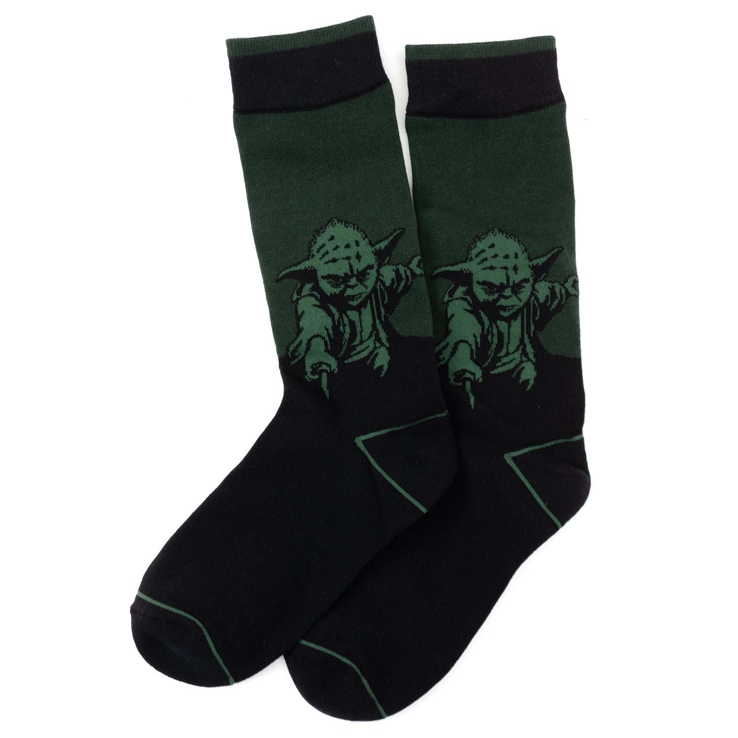 Star Wars Yoda, R2-D2, and C-3PO Dress Socks 3-Pack with Rebel Crest Lapel Pin Gift Set Image 2