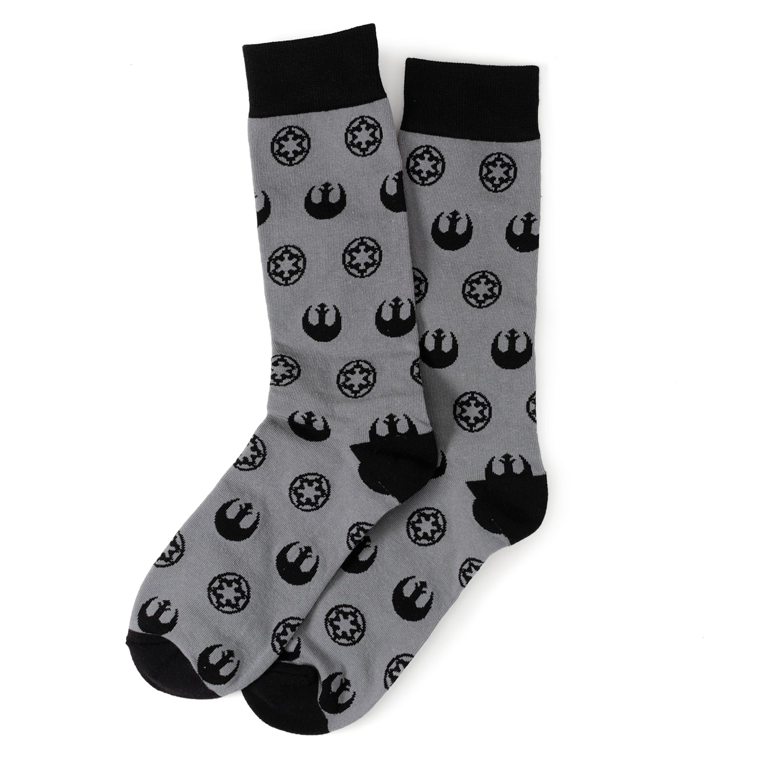 Star Wars Darth Vader Black, White, and Gray Dress Socks and Lapel Pin Gift Set Image 3