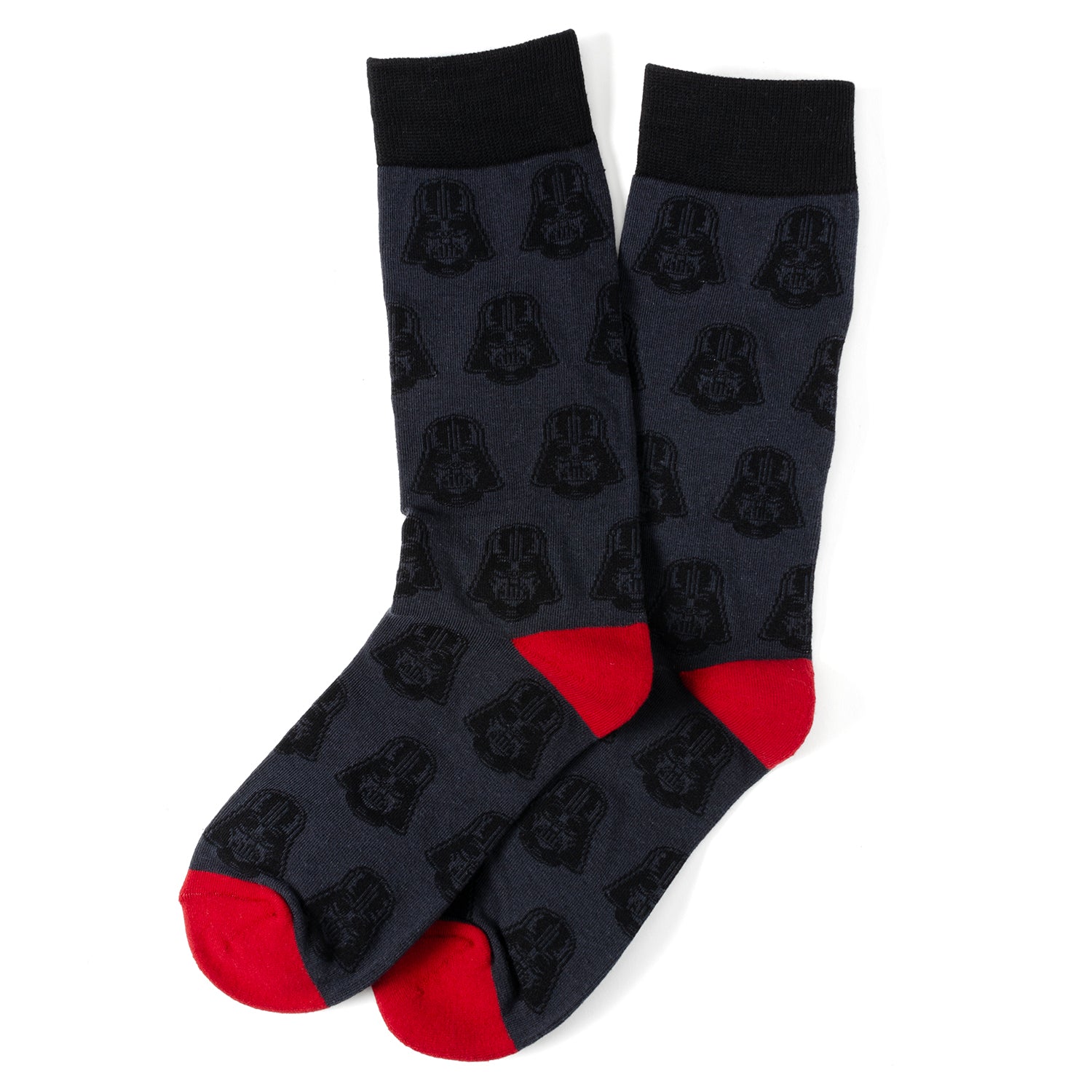 Star Wars Darth Vader Black, White, and Gray Dress Socks and Lapel Pin Gift Set Image 5