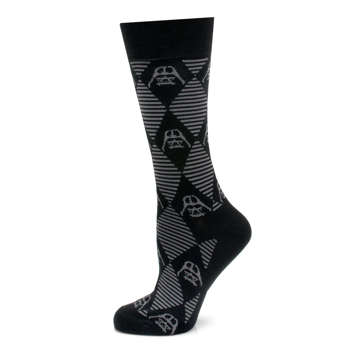 Star Wars Darth Vader Black Argyle Dress Socks and Lapel Pin Gift Set Image 2