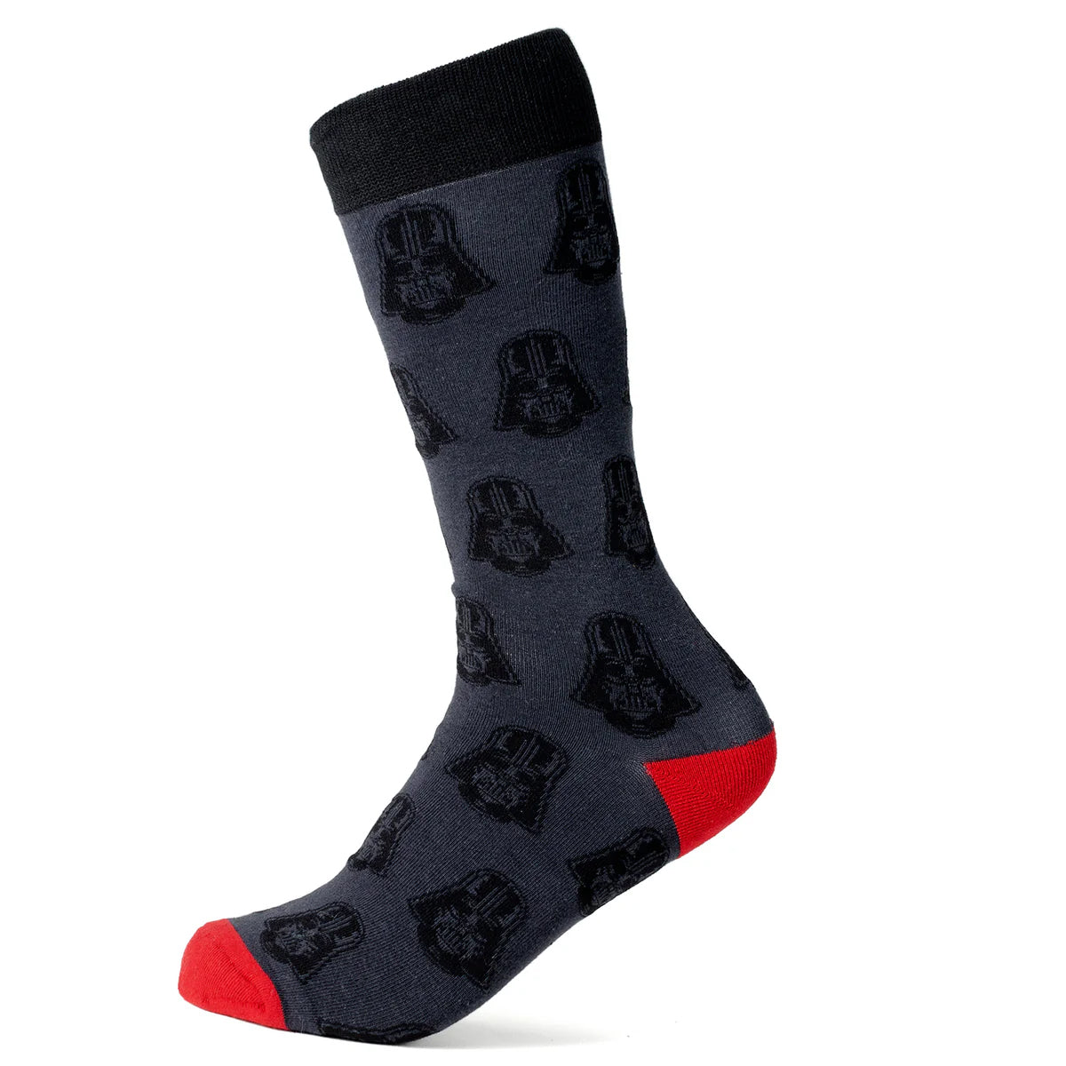 Star Wars Darth Vader Black and Red Dress Sock and Lapel Pin Gift Set Image 2