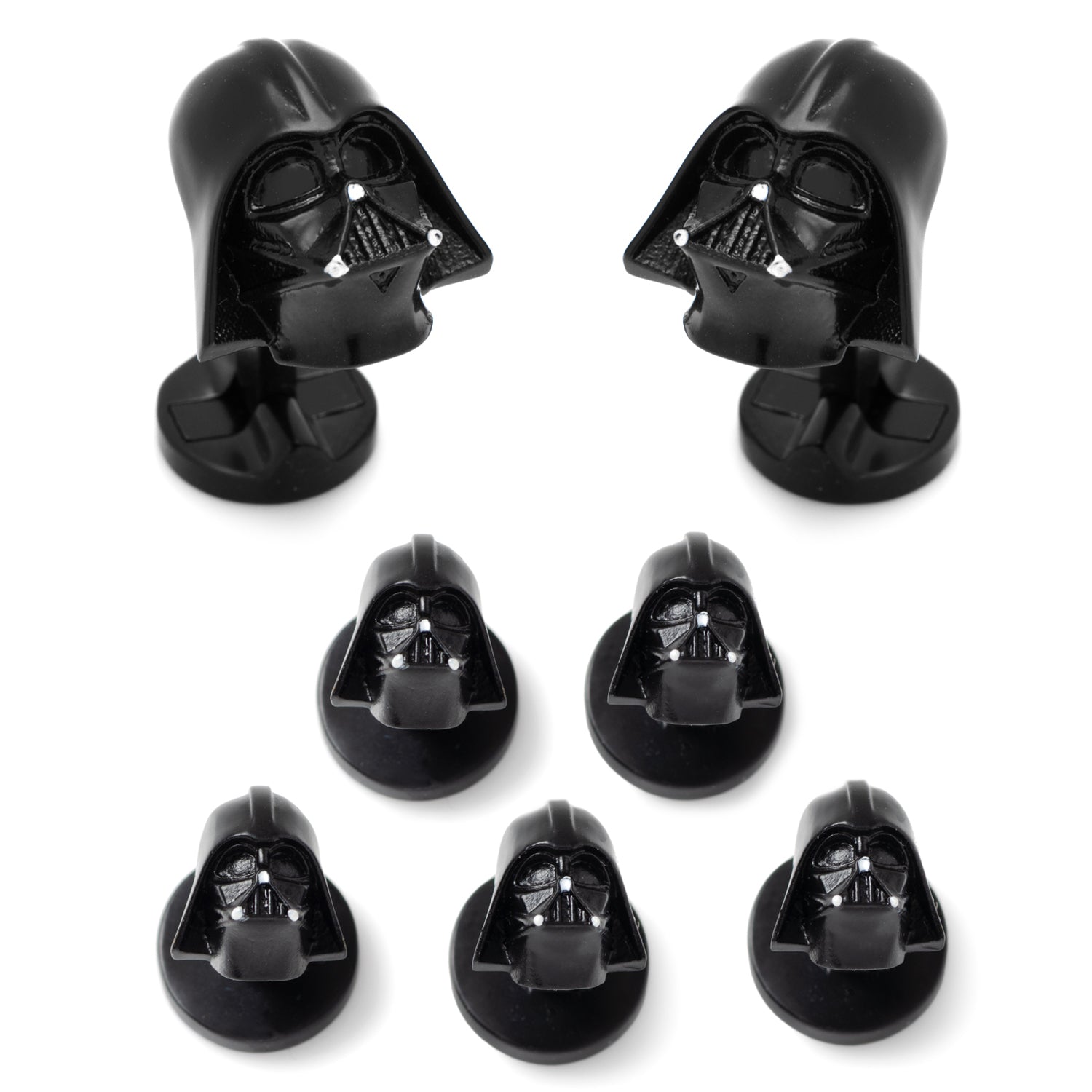 Star Wars Darth Vader 3D Cufflinks and 5-Stud Set Image 1