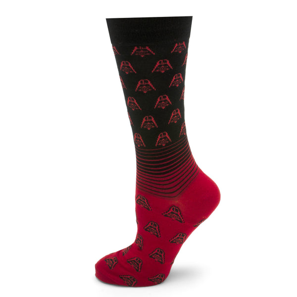 Darth Vader Red Ombre Socks Image 1