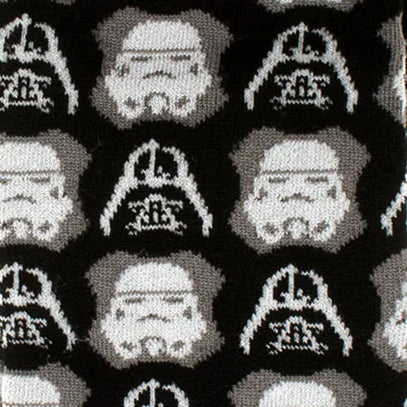 Star Wars Darth Vader and Stormtrooper Black Dress Socks and Darth Vader Lapel Pin Gift Set Image 3