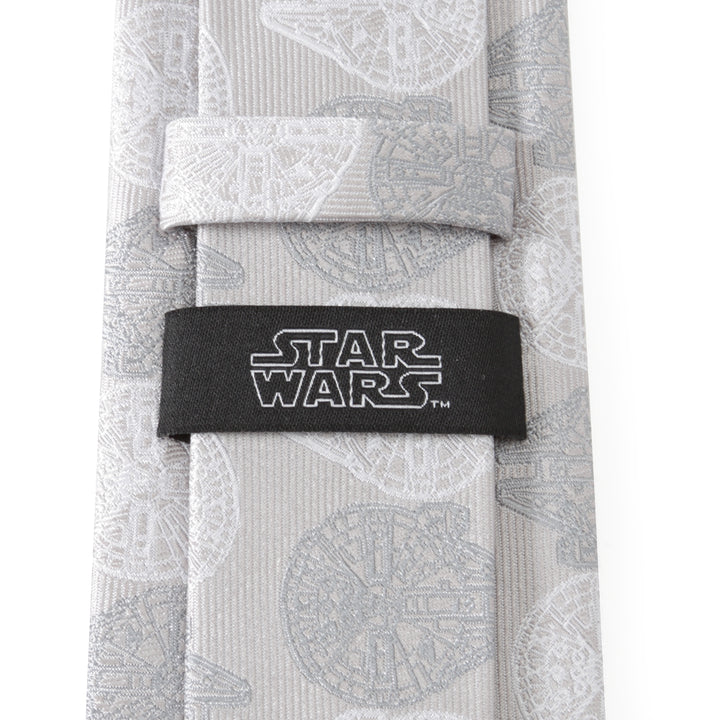 Star Wars Falcon Gray Men's Tie Image 4