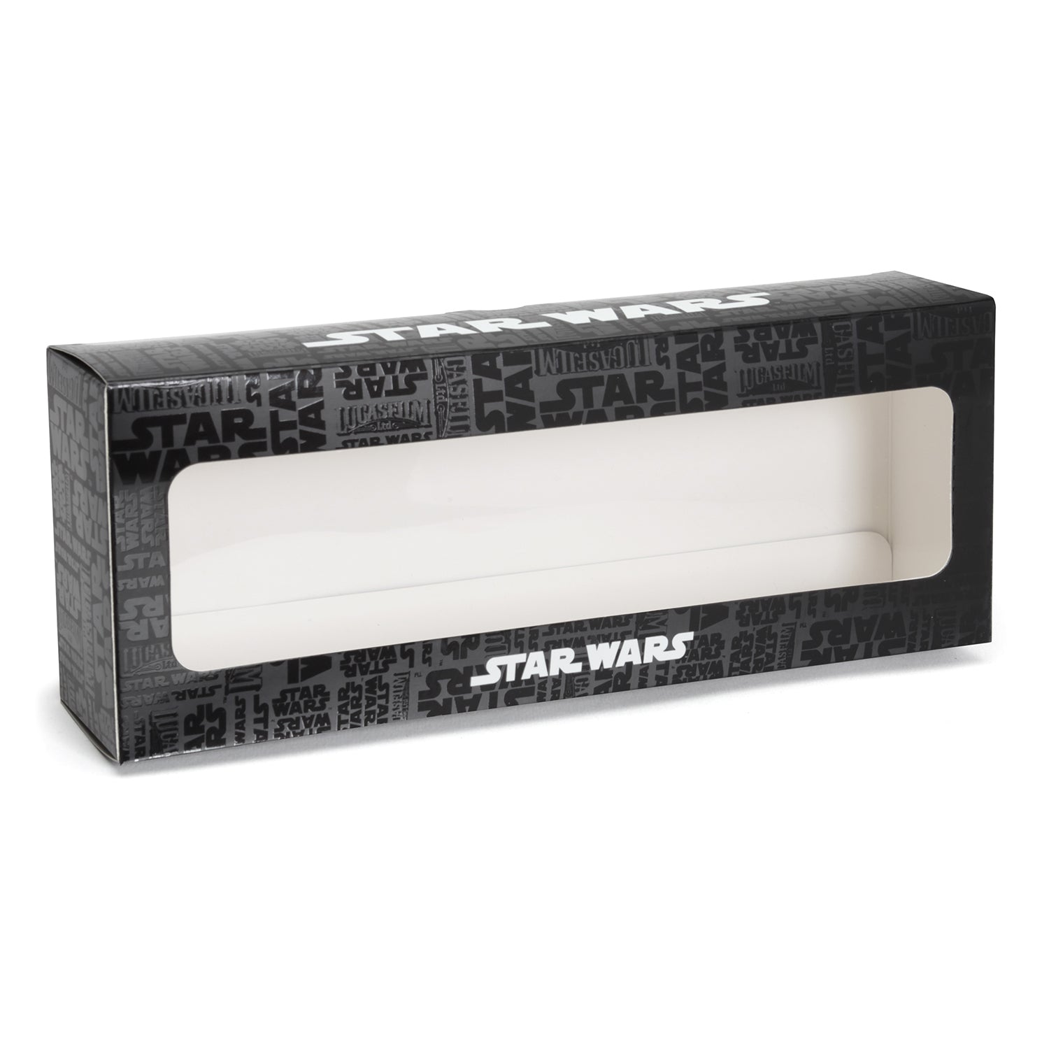 Star Wars Darth Vader Black, White, and Gray Dress Socks and Lapel Pin Gift Set Packaging Image