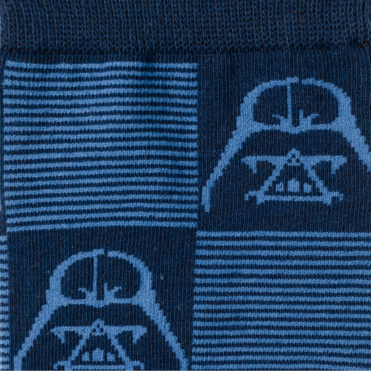 Star Wars Darth Vader Navy and Black Checkered Socks with Imperial Crest Lapel Pin Gift Set Image 3