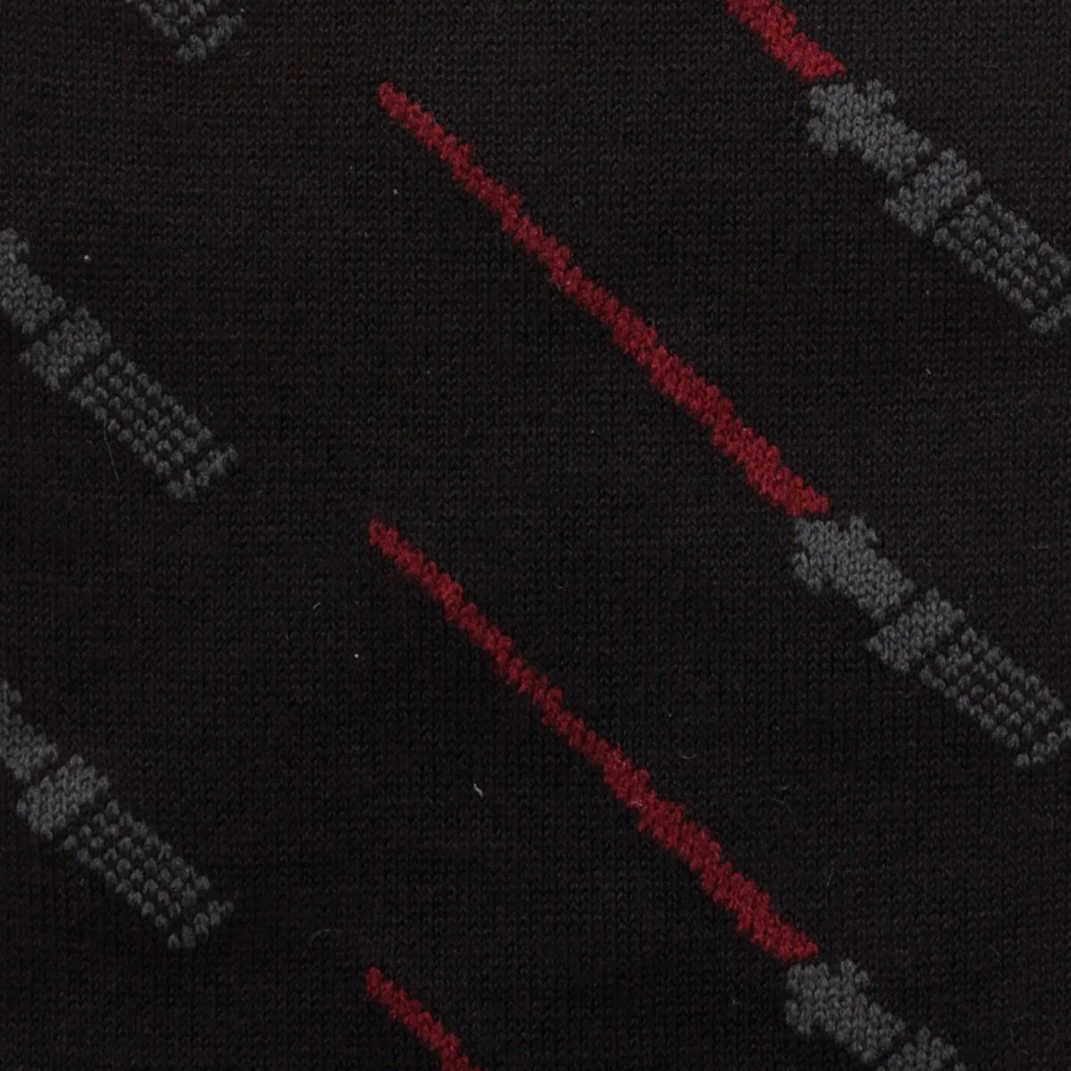 Star Wars Green and Red Lightsaber Pattern Black Dress Socks with Jedi Crest Lapel Pin Gift Set Image 3