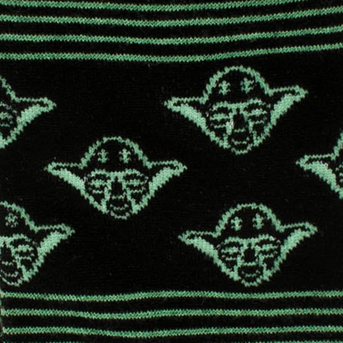 Star Wars Yoda Green and Black Ombre Pattern Dress Socks with Jedi Crest Lapel Pin Image 3