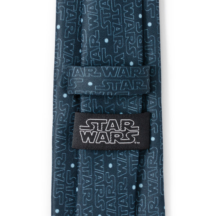 Star Wars Logo Blue Men's Tie Image 5