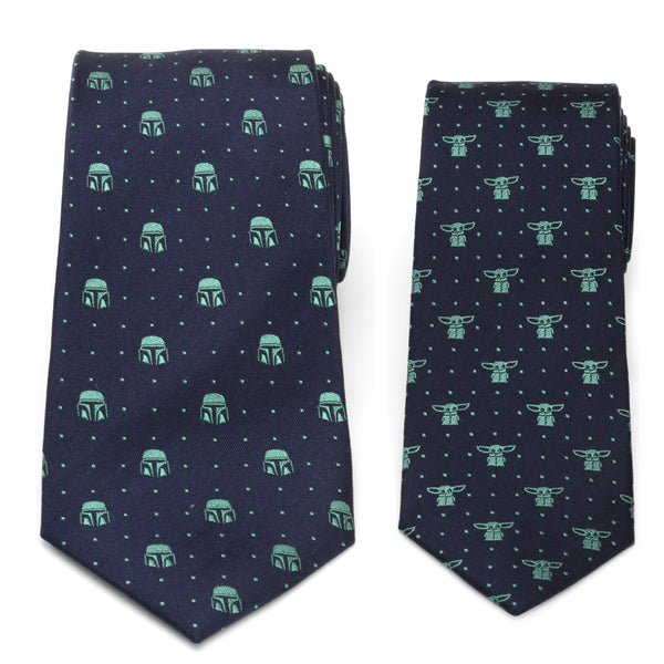 Father and Son Mando and The Child Necktie Gift Set Image 1