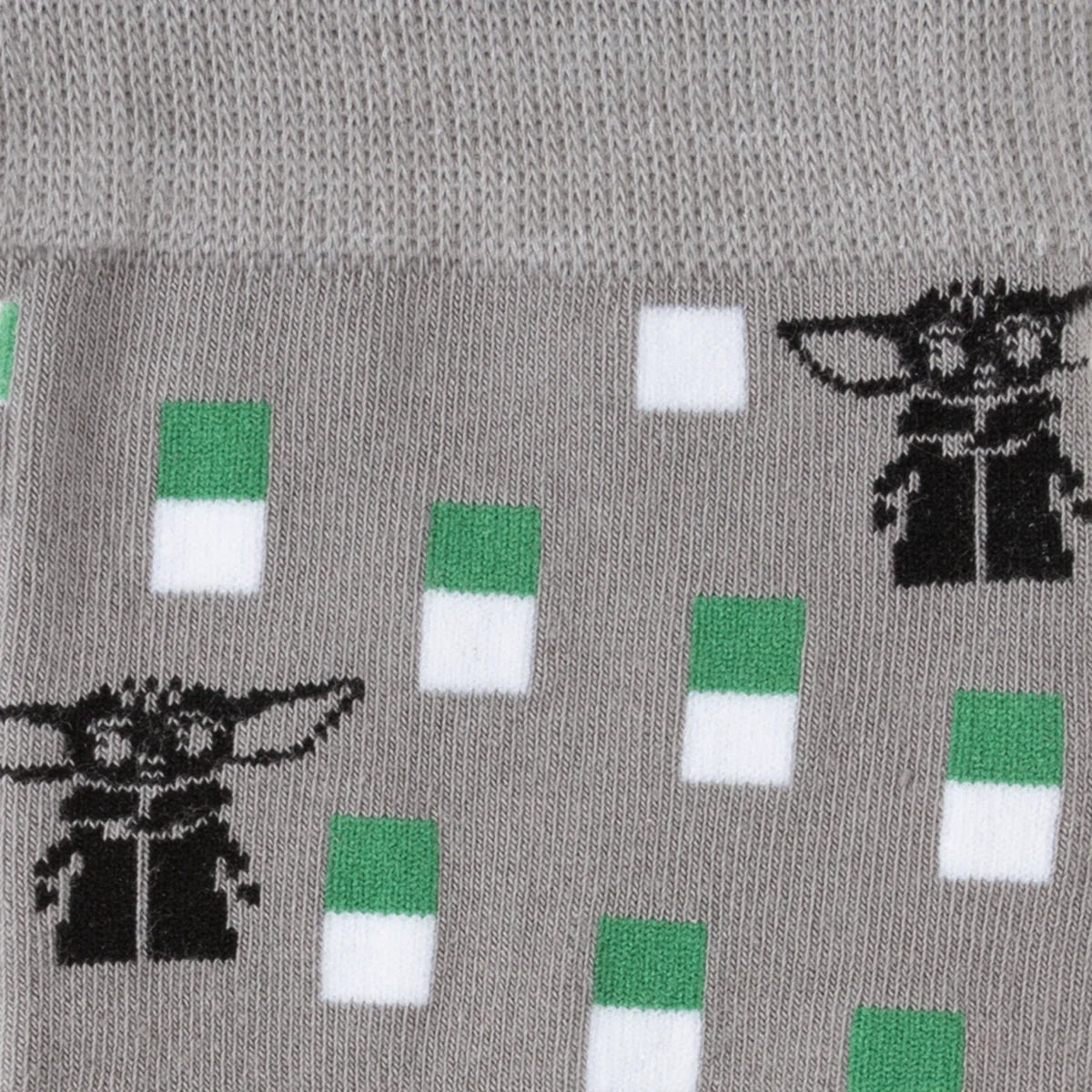 Star Wars Mandalorian and Grogu Gray Dress Socks and Lapel Pin Gift Set Image 3