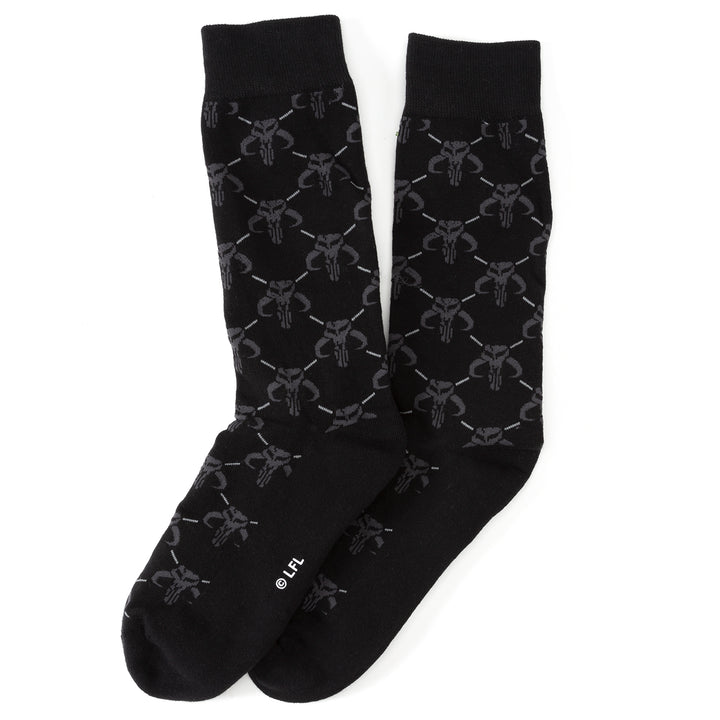 Mandalorian Charcoal Gray Socks Image 2