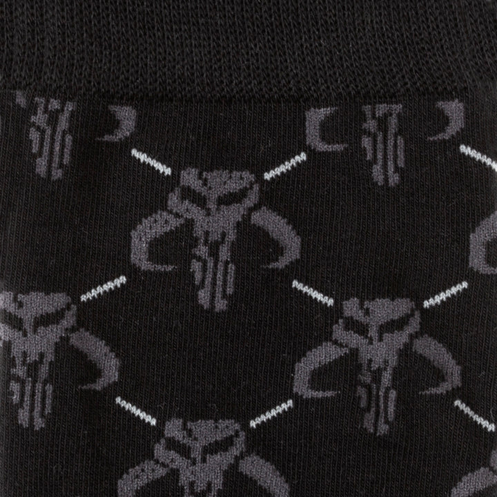 Mandalorian Charcoal Gray Socks Image 3