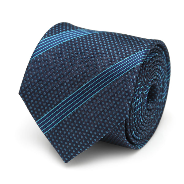 Millennium Falcon Stripe Men's Tie Image 1