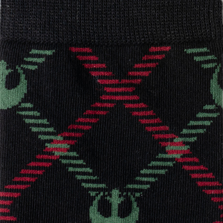 Rebel Green/Red Plaid Socks Image 3