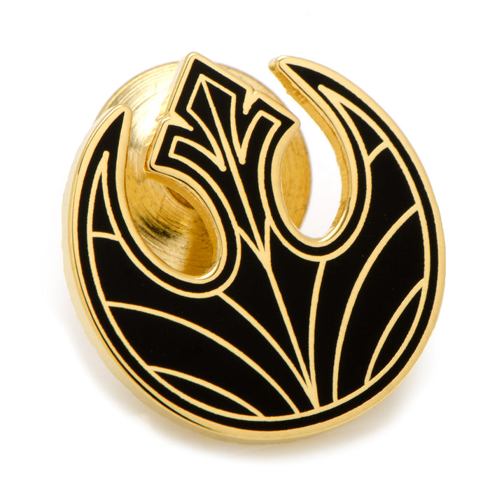 Gold Rebel Symbol Lapel Pin Image 1