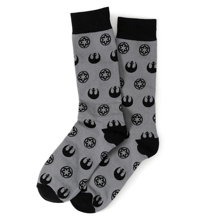 Rebel Imperial Gray Men's Sock Image 2