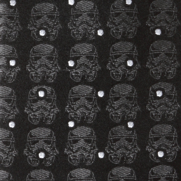 Stormtrooper Black Dot Men's Tie Image 5