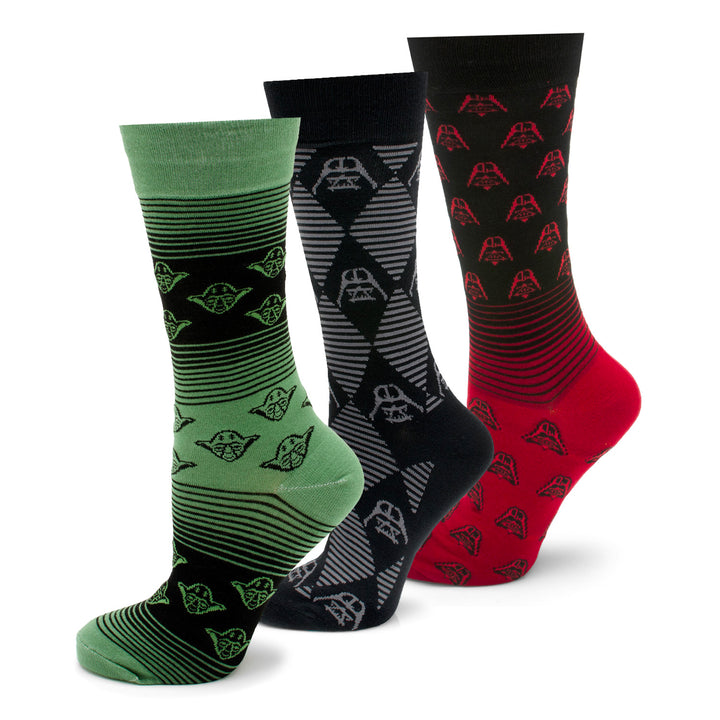 Star Wars Striped 3 Pair Socks Gift Set Image 1