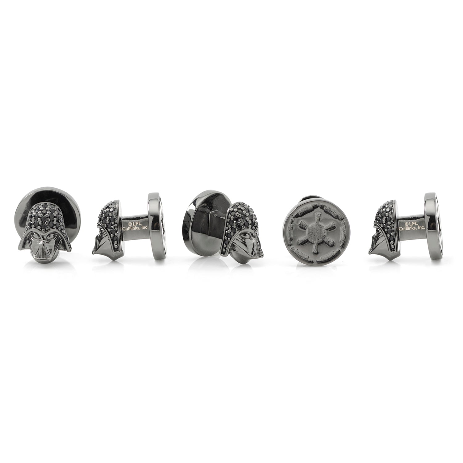 Darth Vader Crystal Helmet Stud Set Image 3