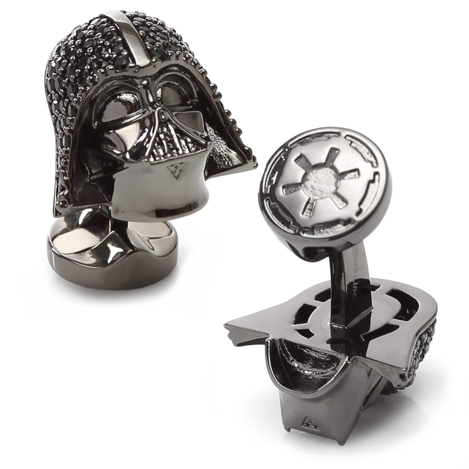 Star Wars Darth Vader Crystal 3D Cufflinks and 5-Stud Set Image 5