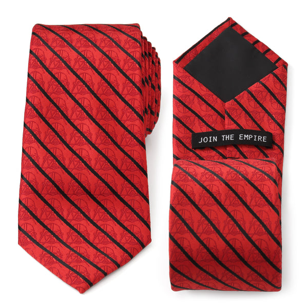 Vader Red Stripe Men's Tie Image 1