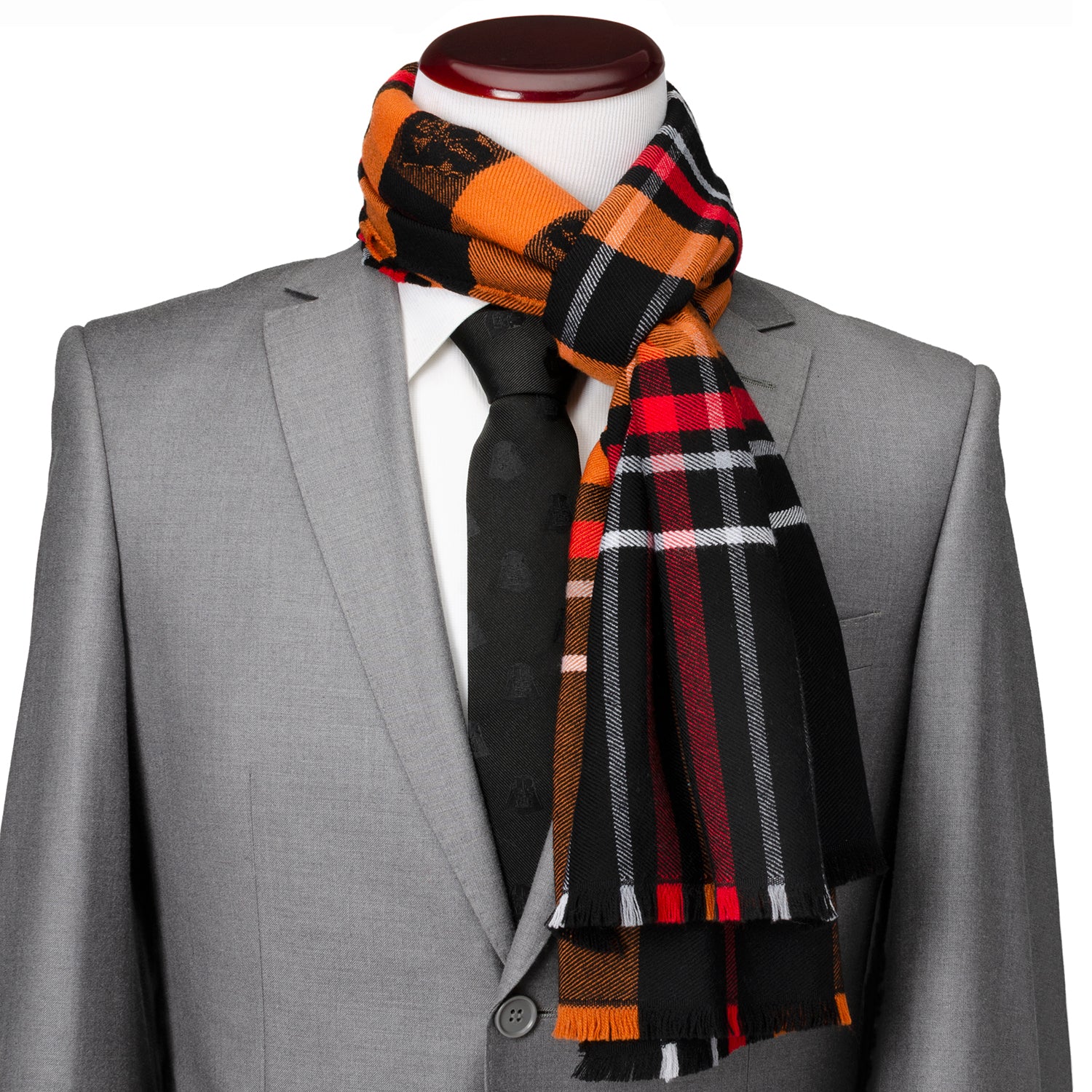 Darth Vader Black Tartan Scarf
Image 2