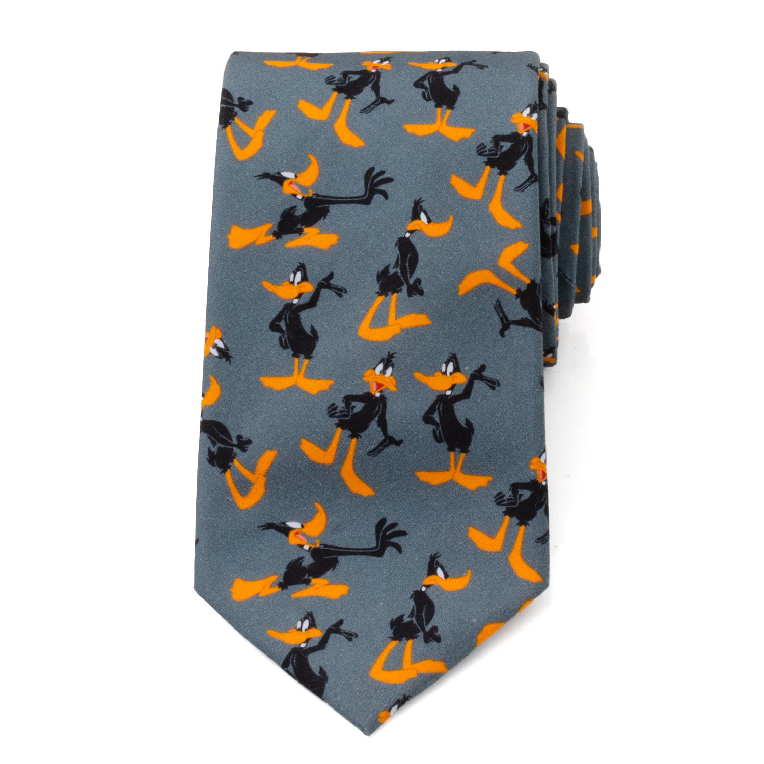 Looney Tunes Daffy Duck Grey Men's Tie