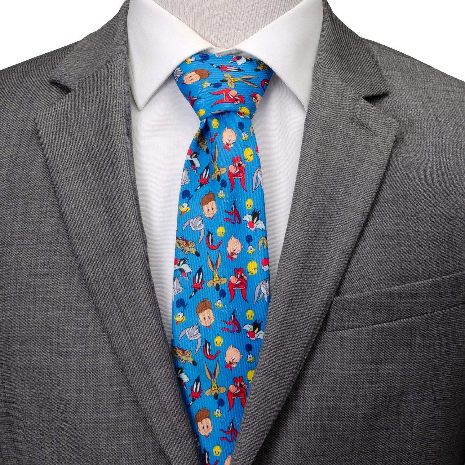 Looney Tunes Blue Men's Tie
