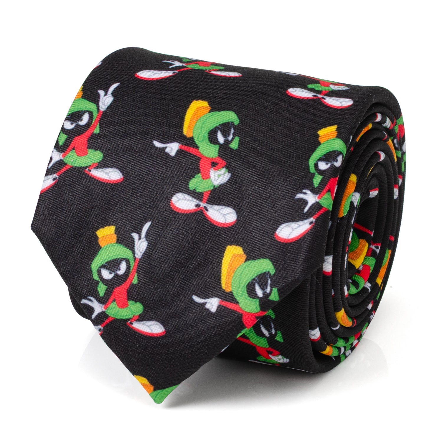 Marvin the Martian Black Men's Tie