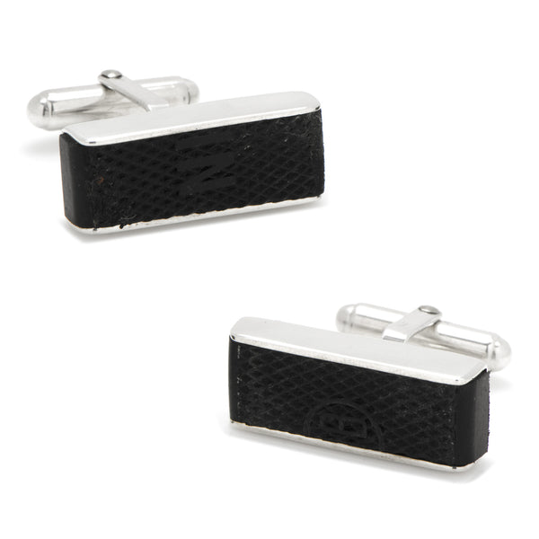 Montreal Canadiens Game Used Puck Edge Cufflinks Image 1