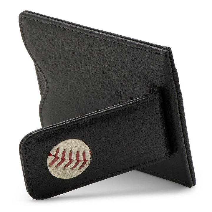 Kansas City Royals Game Used Baseball Money Clip Wallet Image 3