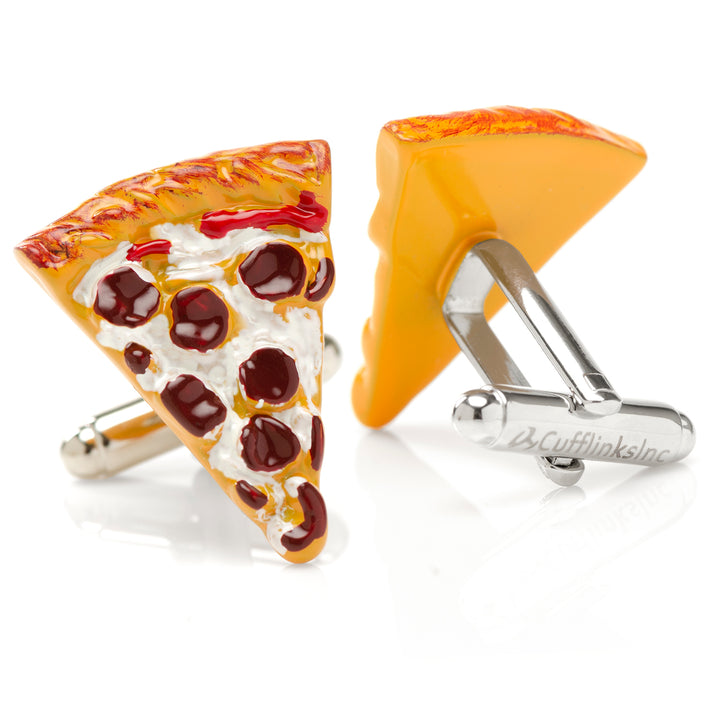3D Pizza Slice Cufflinks Image 2