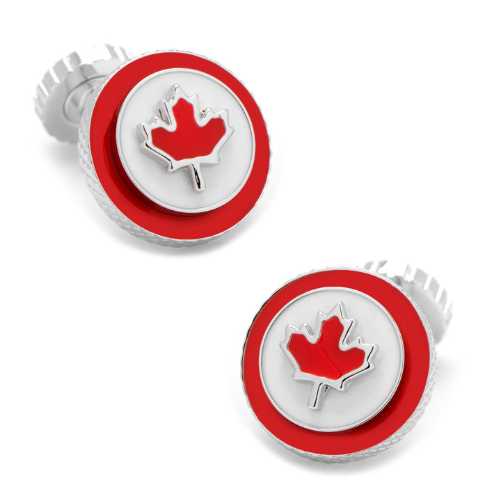 Canada Rotating Flag Cufflinks Image 1
