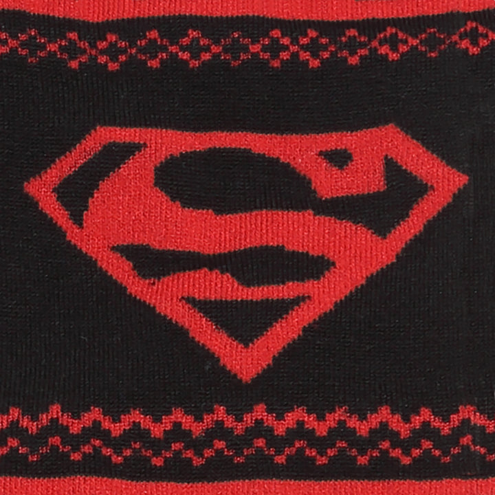 Superman Fair Isle Socks Image 3