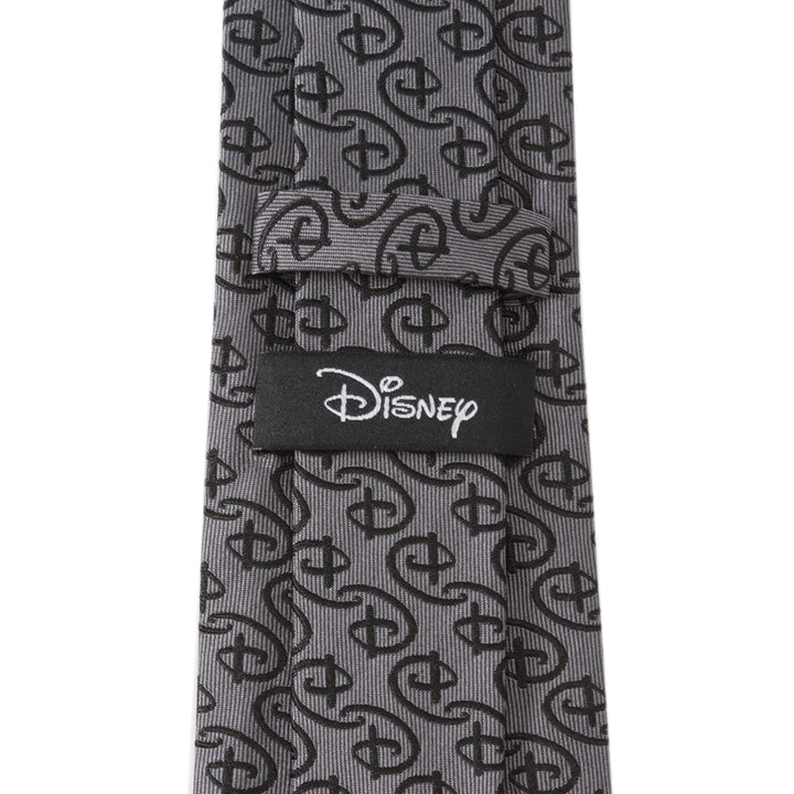Disney Logo Gray Men's Tie Image 4