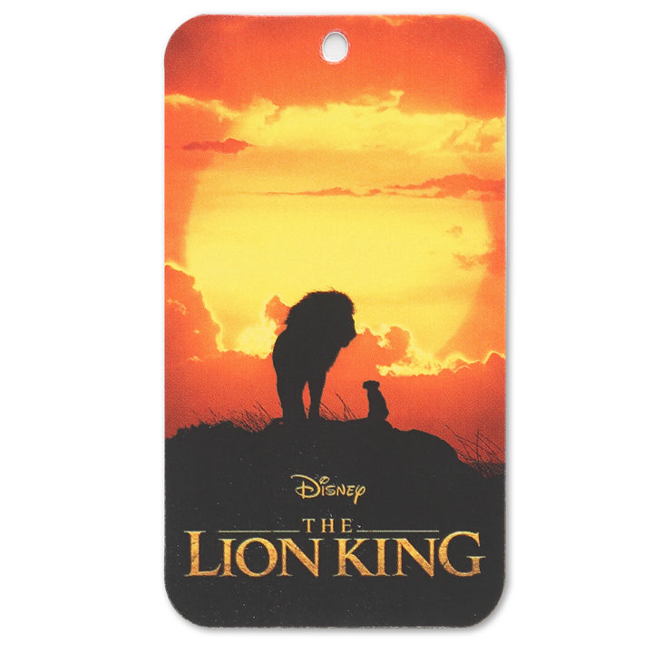 Lion King Pose Black Pocket Square Packaging Image