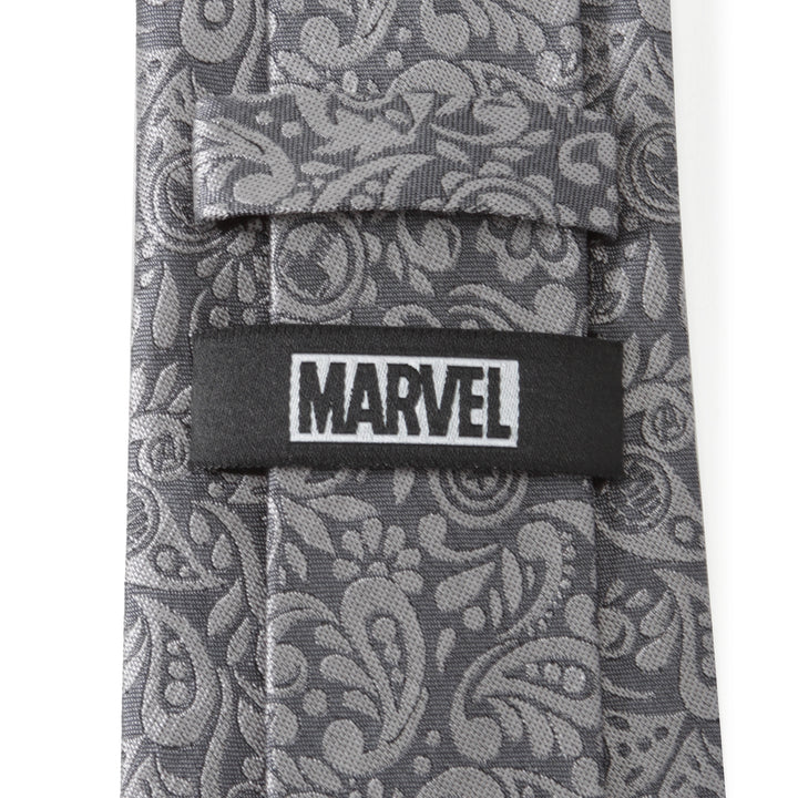 Avengers Paisley Icons Gray Men's Tie Image 5