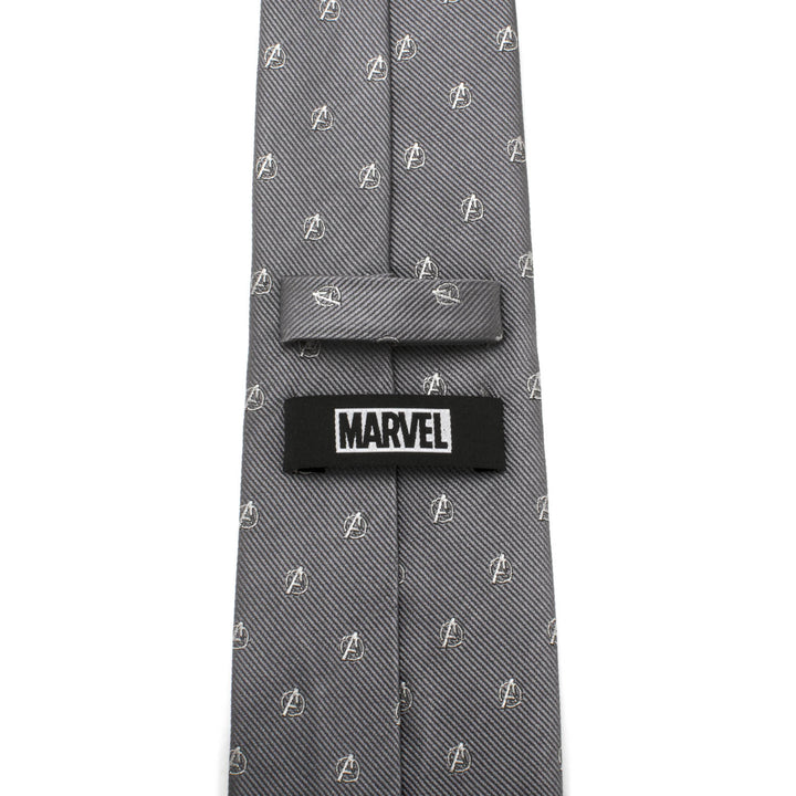 Avengers Gray Mens Tie Image 4