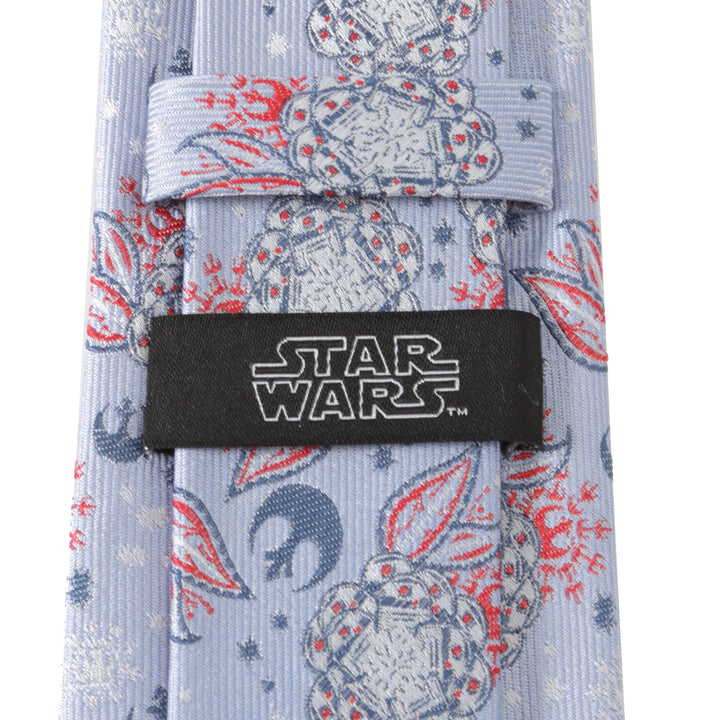 Star Wars Floral Icons Light Blue Men's Tie Image 4