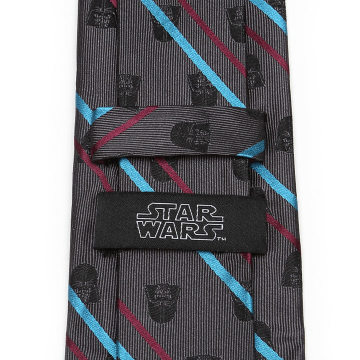 Darth Vader Black Striped Men's Tie Image 4