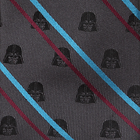 Darth Vader Black Striped Men's Tie Image 5