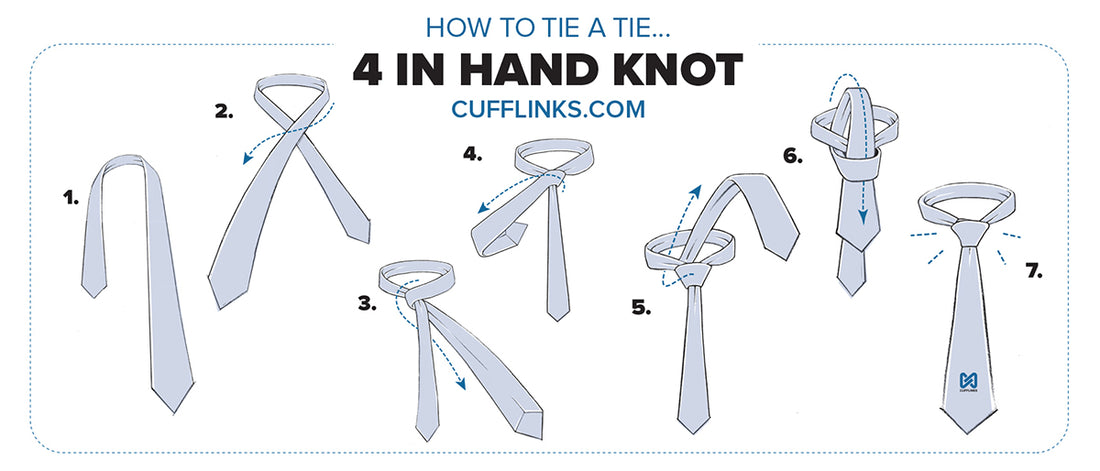 HOW TO TIE A 4 IN HAND TIE KNOT